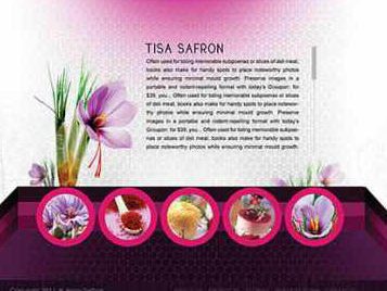 وب سایت زعفران تیسا