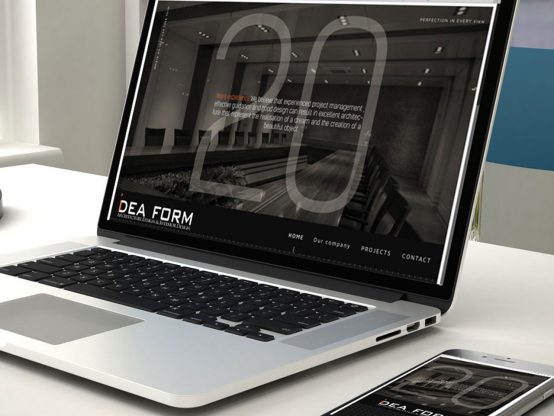 طراحی وب سایت idea form
