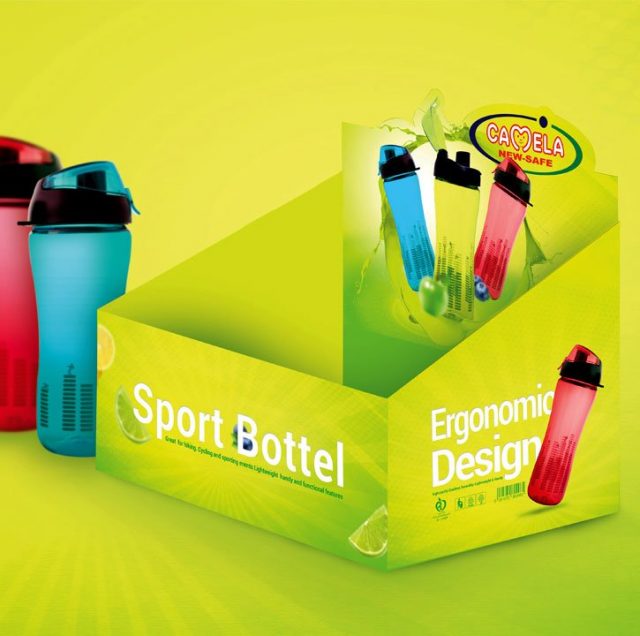 بسته بندی قمقمه ی کالاکودک