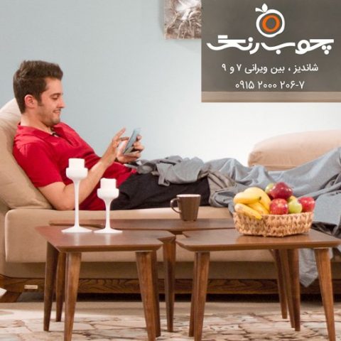 عکس های تبلیغاتی شرکت مبلمان چوب رنگ