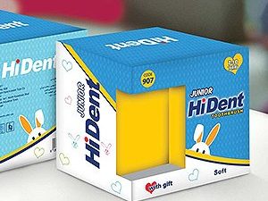 بسته بندی جعبه مادر مسواک کالا کودک