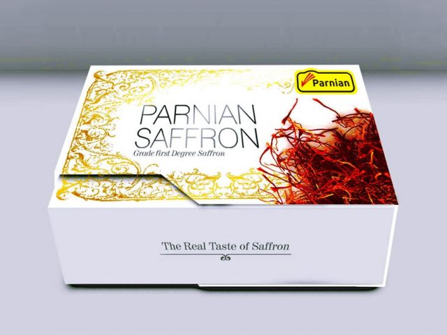 بسته بندی زعفران پرنیان